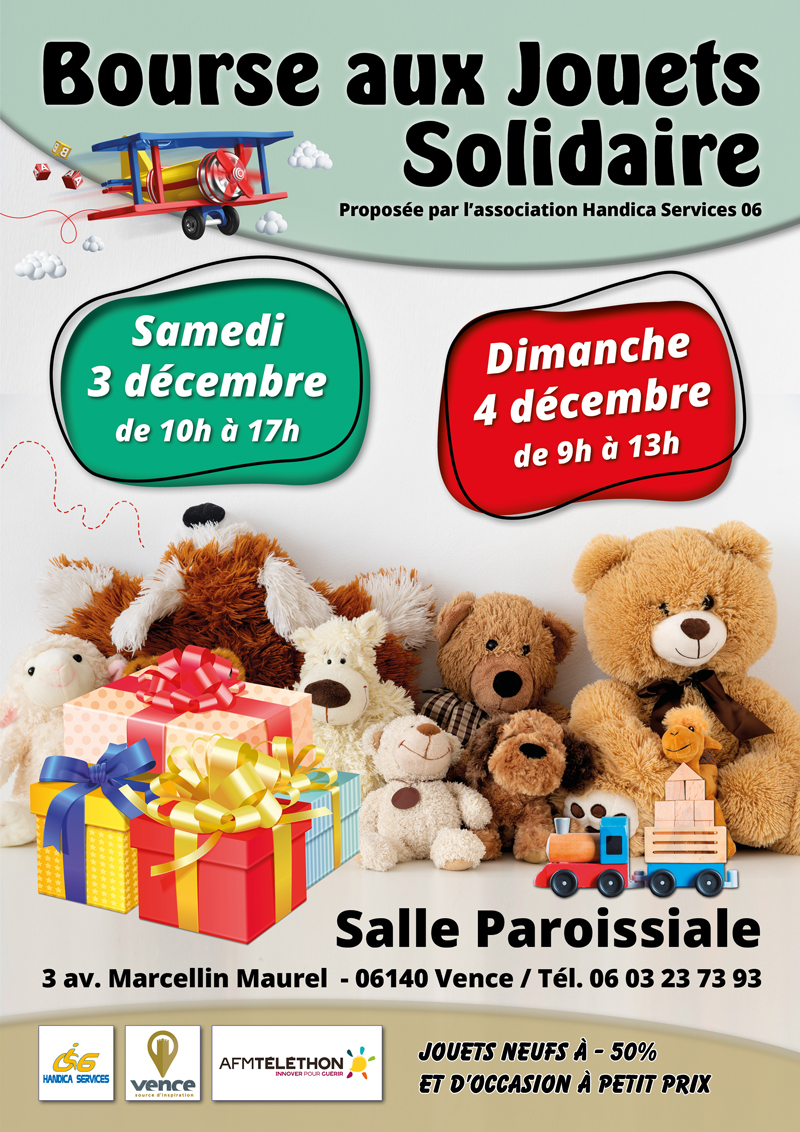 Image Affiche Bourse aux cadeaux & jouets 2022
