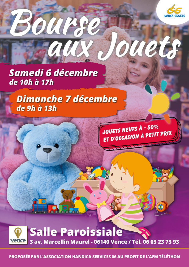 Image Affiche Bourse aux Jouets Solidaire 2025