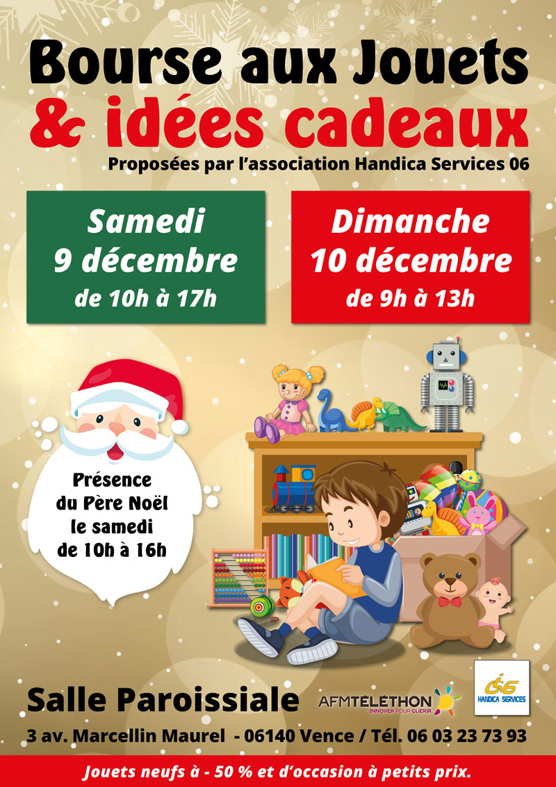 Image Affiche Bourse aux cadeaux & jouets 2023