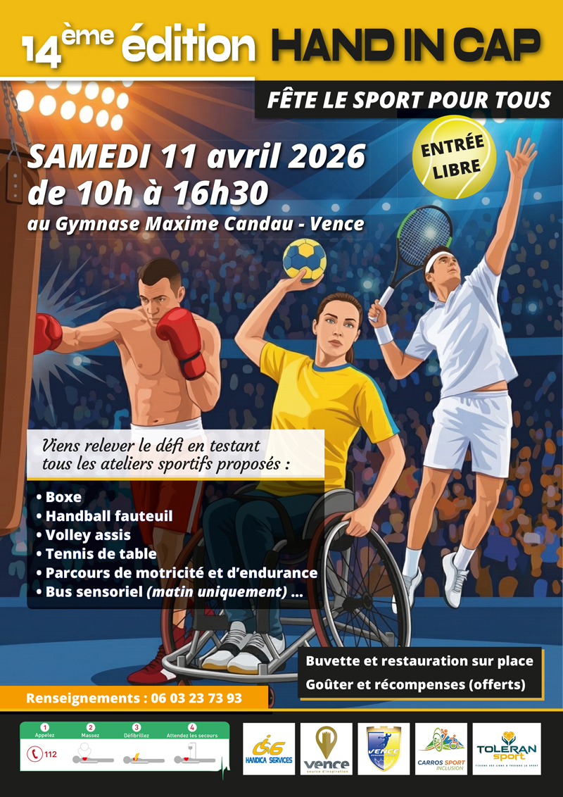 Image Affiche hand 14 édition